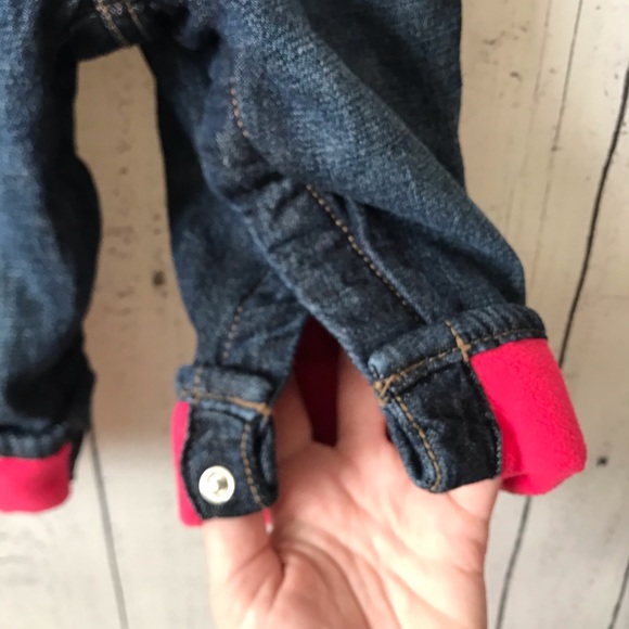 ❤️6 months OshKosh fleeced lined overalls! - Picture 4 of 9